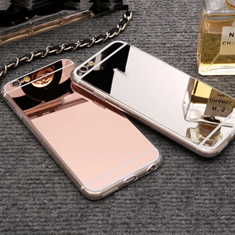 Мягкий силиконовый зеркальный чехол для Xiaomi Mi A1 A2 Lite 5X 6X 6 8 Redmi 4A 5 Plus Pro 6A Note 7 3 4 4X 5A