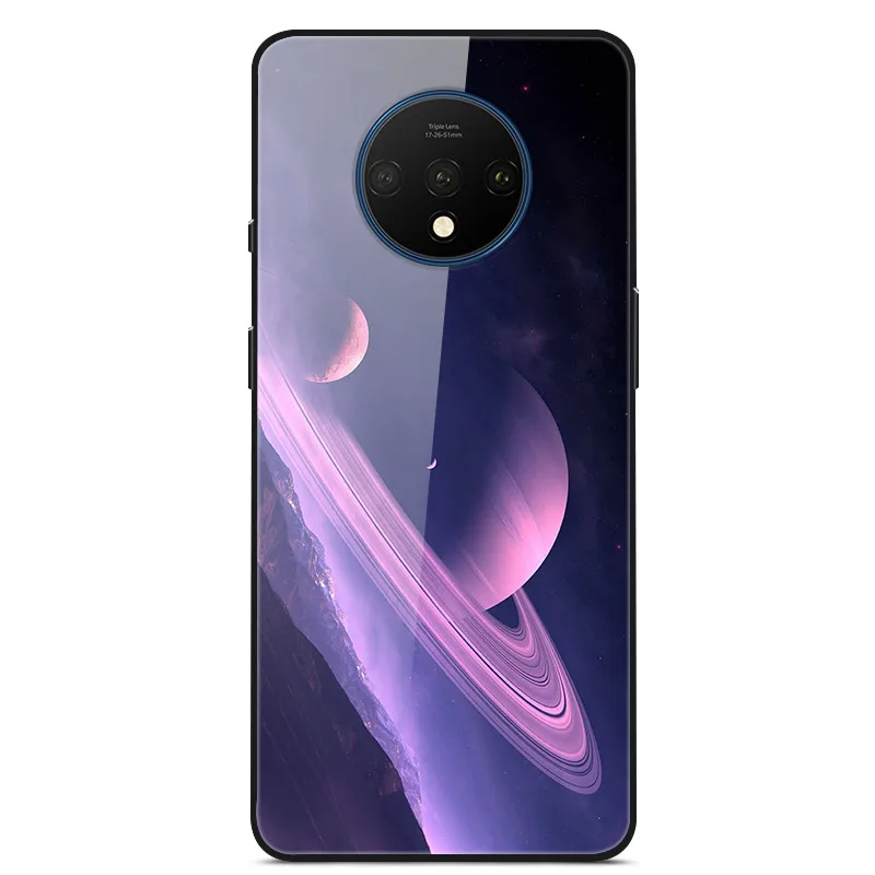 04 Чехол из закаленного стекла для Oneplus 7 T, чехол для Oneplus 7T One plus 7T 7 T, чехол для Oneplus7T - Цвет: 04