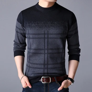 

Mens Knit Tops Sweater Pullover Basic O Neck for Autumn Winter Gradient Fashion Vintage Casual BO25431228