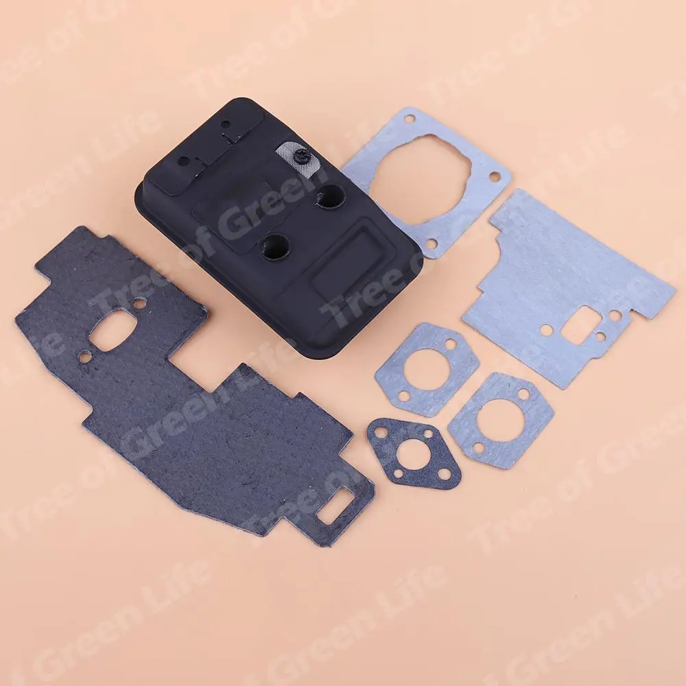 Exhaust Muffler For Stihl FS75 FC75 FS80 FS85 Trimmer 4137 140 0603 With Gasket Set brush cutter accessories