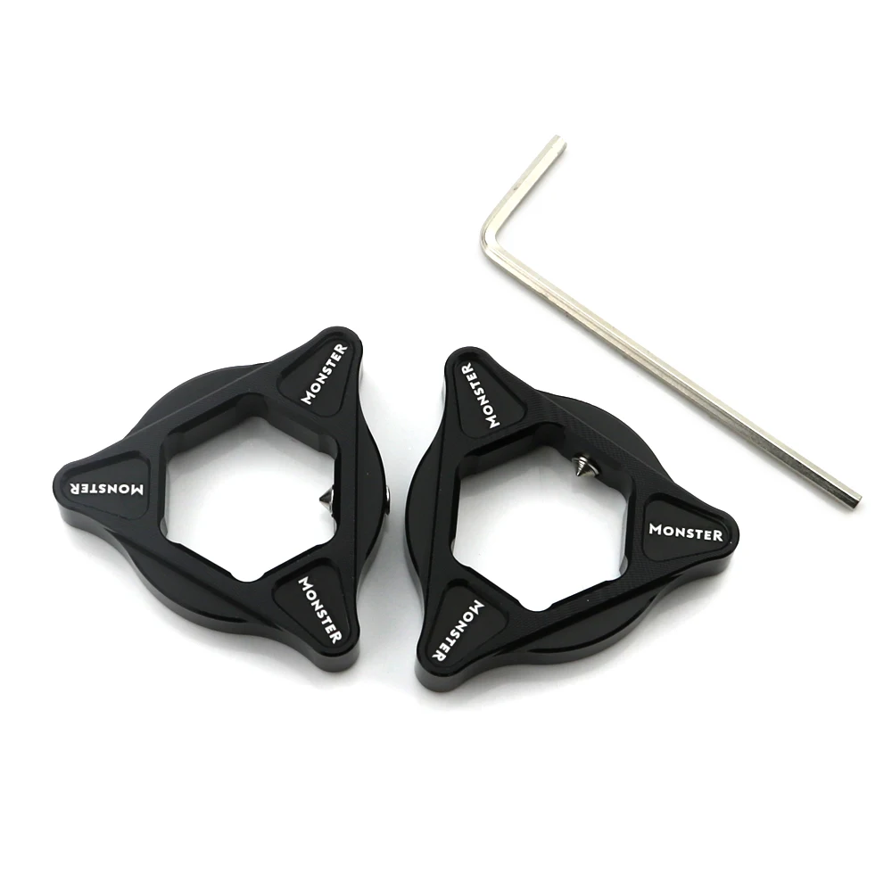 

Motorcycle Accessories For Ducati M1100 Monster 2009 19mm Front Fork Preload Adjuster Hexagon Design CNC Aluminum