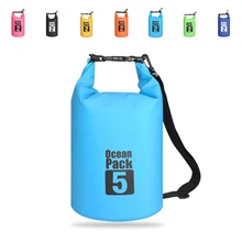 2L/5L Открытый Портативный рафтинг Дайвинг сухой мешок ПВХ водонепроницаемый складной для плавания ming сумка для хранения для речного треккинга сумки для плавания