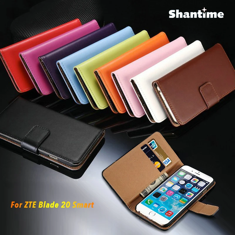 

PU Leather Phone Case For ZTE Blade 20 Smart Flip Case For ZTE Blade 20 Smart Business Case Soft Silicone Back Cover