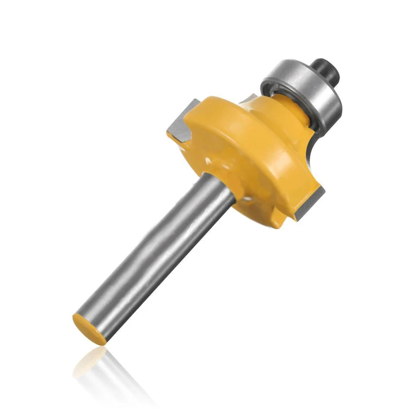 4pcs 1/4" Shank Round Over Router Bit Set 1/2" 3/8" 1/4" 1/8" Radius Cutter Tool For Milling Tools