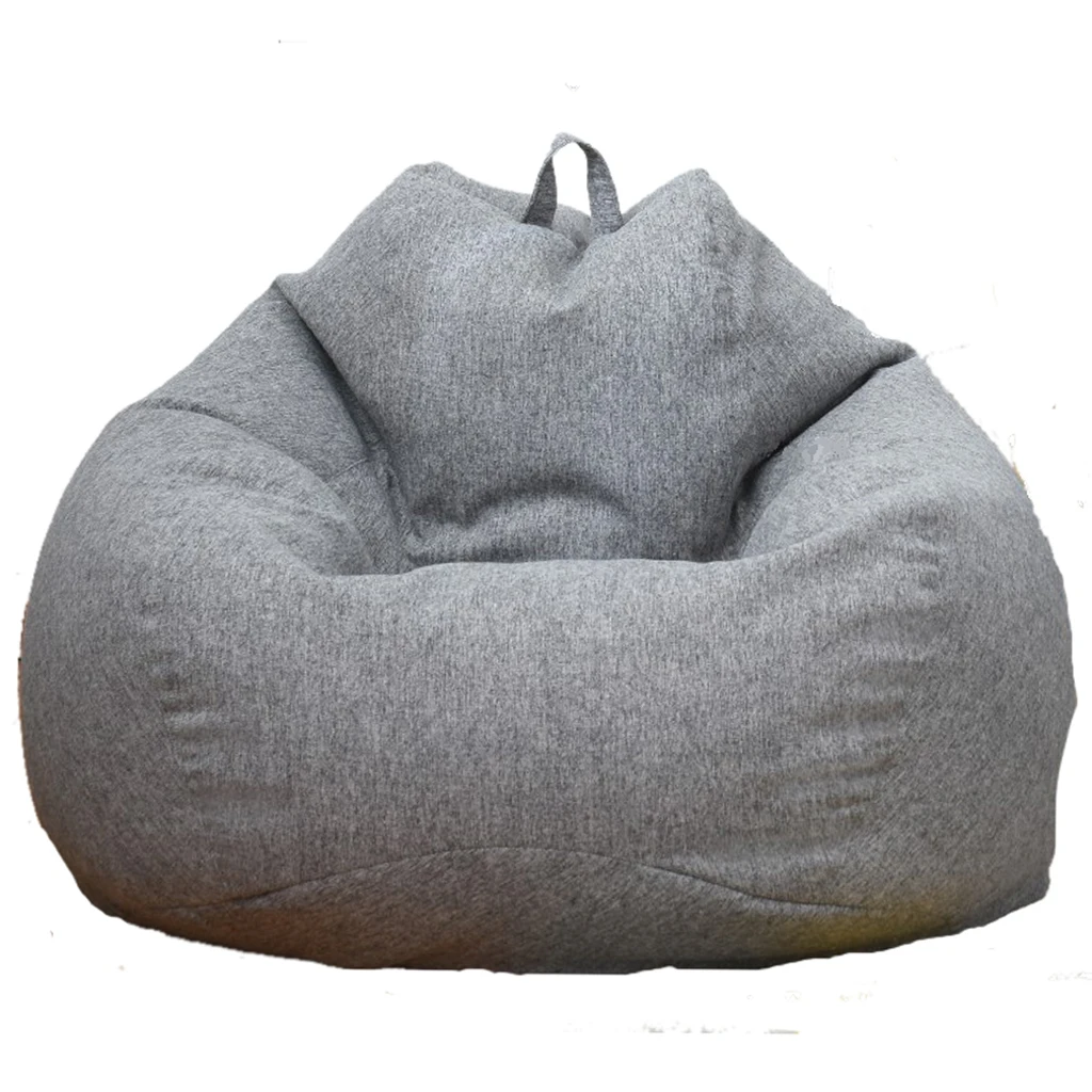 Adult Size Large Classic Bean Bag Chair Cover Bedding Clothes Stuffed Animal Toys Storage Bag