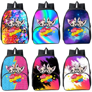 

Me Contro Te 3D Print Women Large Capacity Business Backpack Casual Travel Laptop Cartoon Students Zipper Book Satchels Rucksack