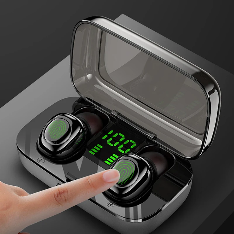 XG23 Bluetooth 5,0 наушники TWS беспроводная гарнитура светодиодный дисплей спортивные водонепроницаемые наушники