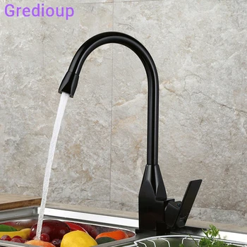 

Kranwater Tap Mixer Black Kitchen Faucet Gold Single Handle Fixtures Kitchen Sink Tap Home Improvement Deck Mount Faucets Mutfak