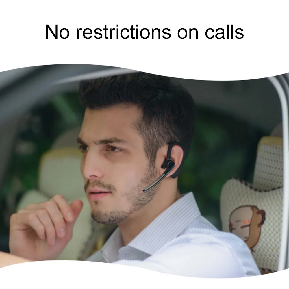 Автомобильные портативные наушники, беспроводная гарнитура Bluetooth, стерео наушники, спортивные наушники, Универсальная гарнитура без рук