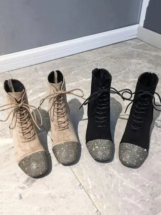 

Hong Kong flavor Martin boots women 2020 spring and autumn new wild British style handsome thick with fashionable temperament sh