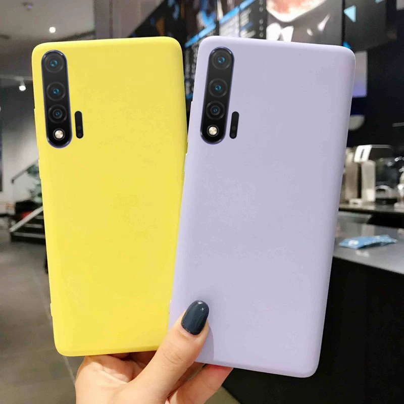 Силиконовый чехол карамельных цветов для Huawei Honor Mate 30 20 10 Lite P30 P20 Pro 8X 9X 10i 20i Nova 6 SE 3 3i
