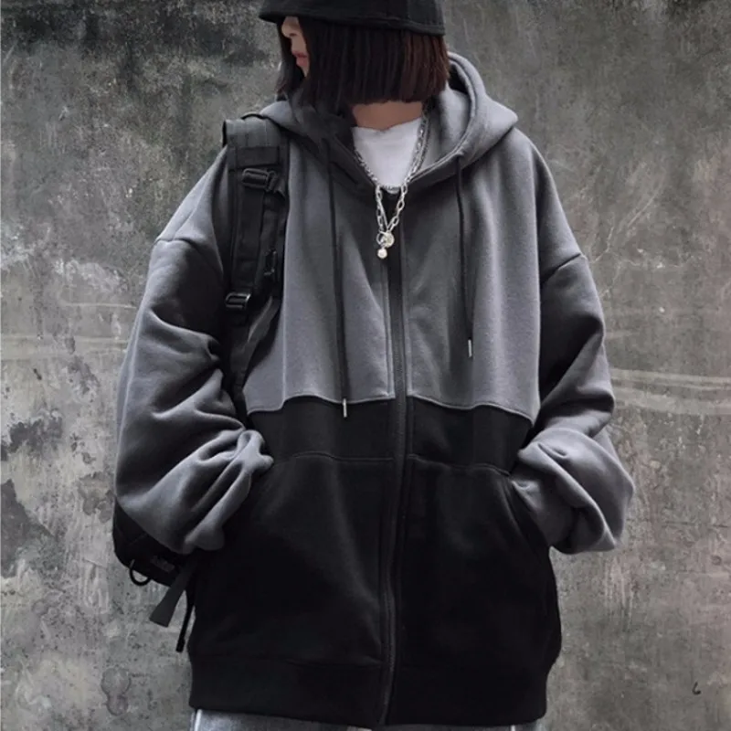 Женская Осенняя толстовка с капюшоном однотонная уличная стильная женская