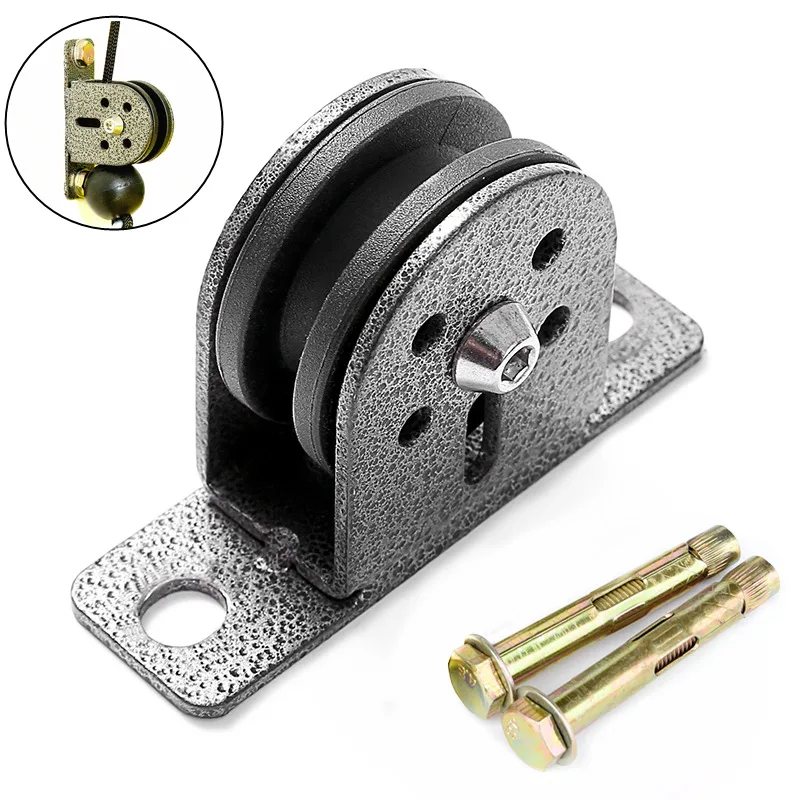 Fitness-Stainless-Steel-Bearing-Pulley-Load-for-Lifting-Workout-DIY-Equipment-Gym-Cable-Silent-Wheel-Home