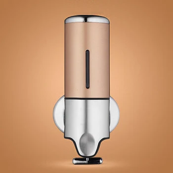 

500ml Leakproof Shower Gel Shampoo Wall Mounted Kitchen Rest Room Stainless Steel Liquid Soap Dispenser Body Lotion Hand Press