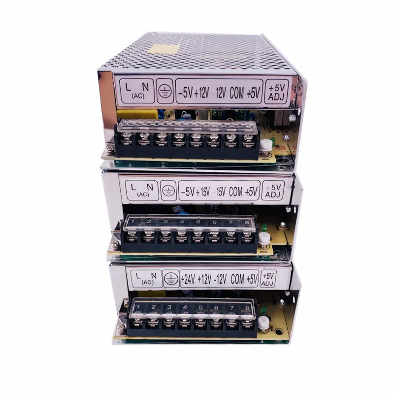 

Q-150A/B/C 5V 12V 24V 15V Quad Output 150W Switching Power Supply Multiple Output Four Channel Voltage AC-DC SMPS