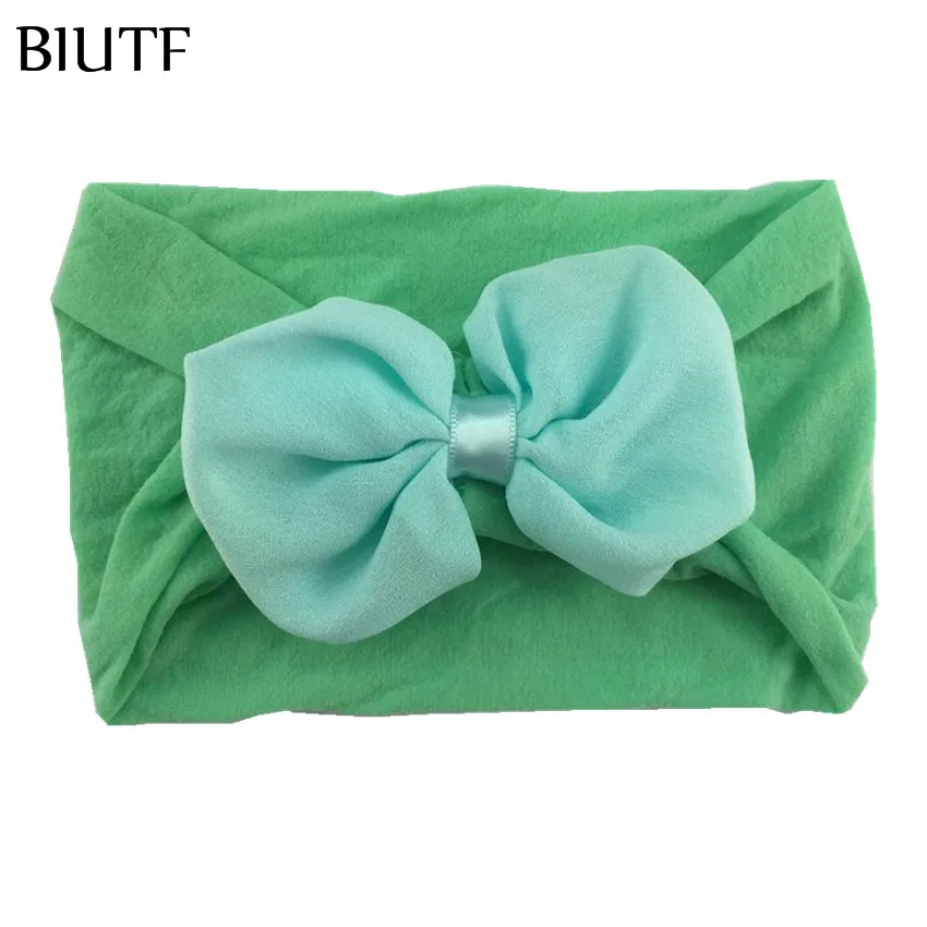 20 шт./партия детская Ушная повязка мягкая широкая нейлоновая на голову с 4