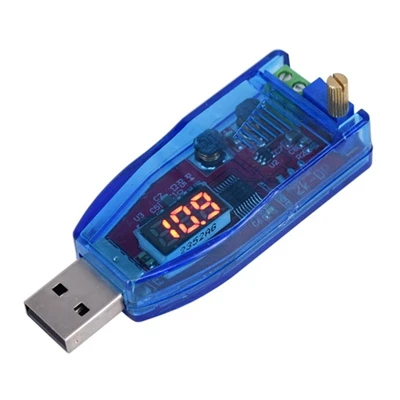 Светодиодный DC-DC 5 В к DC 1-24 В регулируемый потенциометр USB Шаг вверх/вниз понижающий повышающий преобразователь питание регулятор напряжения Модуль - Цвет: Red