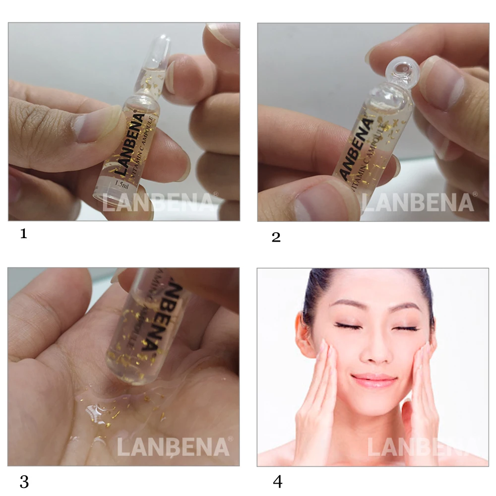 LANBENA Ceramide ампульная Сыворотка для лица против старения морщин увлажняющая отбеливающая укрепляющая увлажняющая сужающаяся поры кожи эссенция для ухода