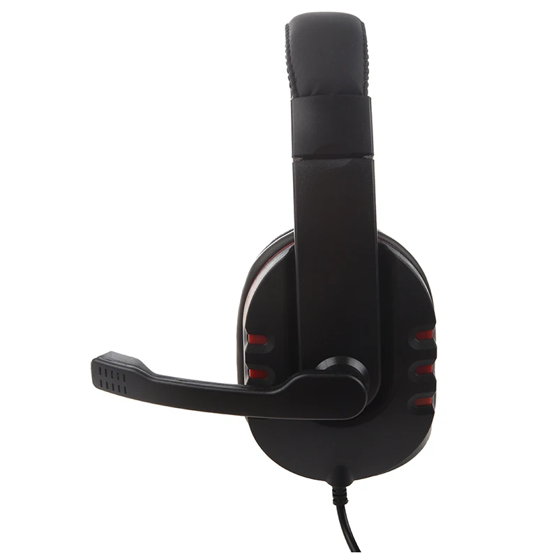 PC 914 Earphones USB2 0 miniphone for PS3 Video Game black and red 
