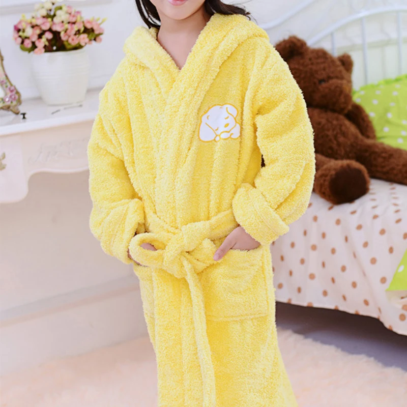 A2Z 4 Kids Accappatoio 100% Cotone Per Bambini - Tie Dye Mustard, Taglia 10-13 Anni