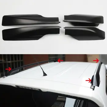 4 sztuk zestaw czarny ABS relingi dachowe Rack koniec pokrywa ochronna Shell wymienić dla Toyota RAV4 XA30 2006-2012 tanie i dobre opinie CN (pochodzenie) Bagażniki dachowe i pudełka