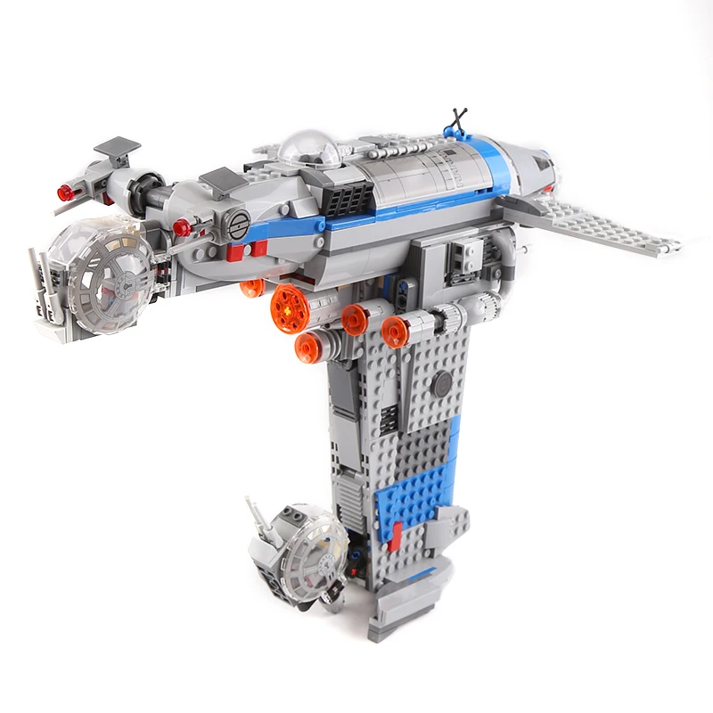 

873Pcs 05129 Rebel Bomber Set Genuine Star Toys Wars Classic Series Building Blocks Bricks Compatible Starwar 75188