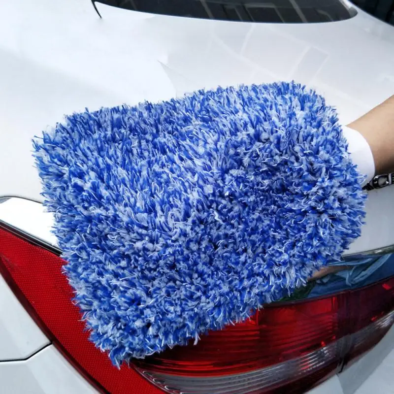 Auto Detailing Microfiber Madness Wash Mitt Cloth Soft Absorbent Glove High Density Car Cleaning Ultra Easy Accessories | Автомобили и