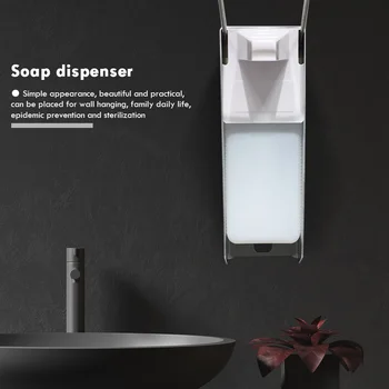 

1000ml Manual Soap Dispenser Disinfection Sterilizing Wall Mounted Hand Cleaner Washer Pump Bottle for Kitchen Bathroom School