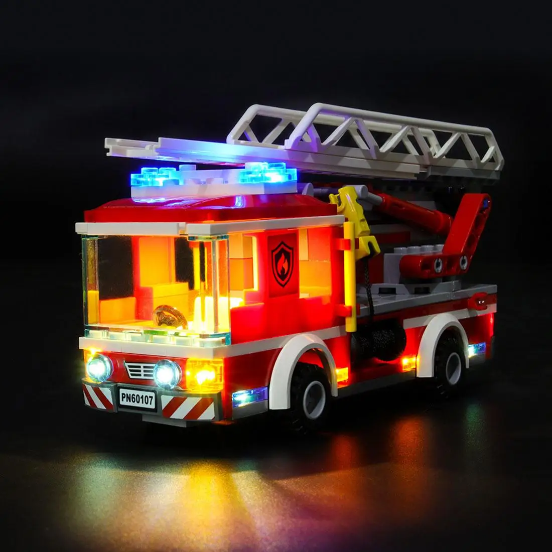 USB LED Lighting Kit for City Fire Ladder Truck 60107 (Only Light No Block Kit) | Игрушки и хобби