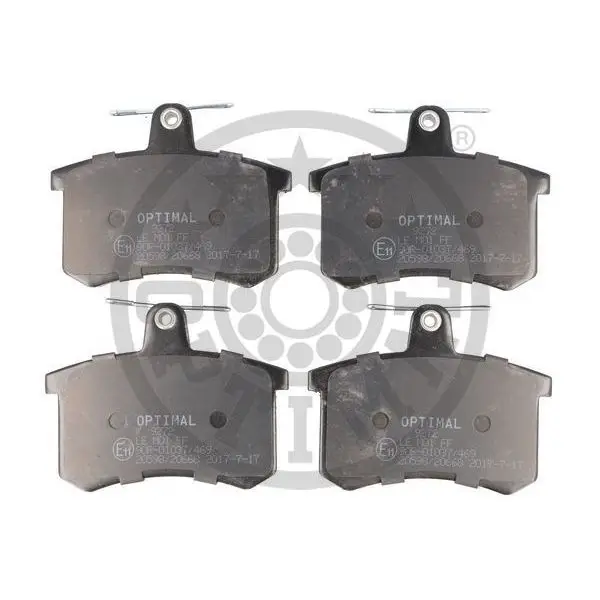 Тормозные колодки диск зад AUDI A4 OPTIMAL 9272