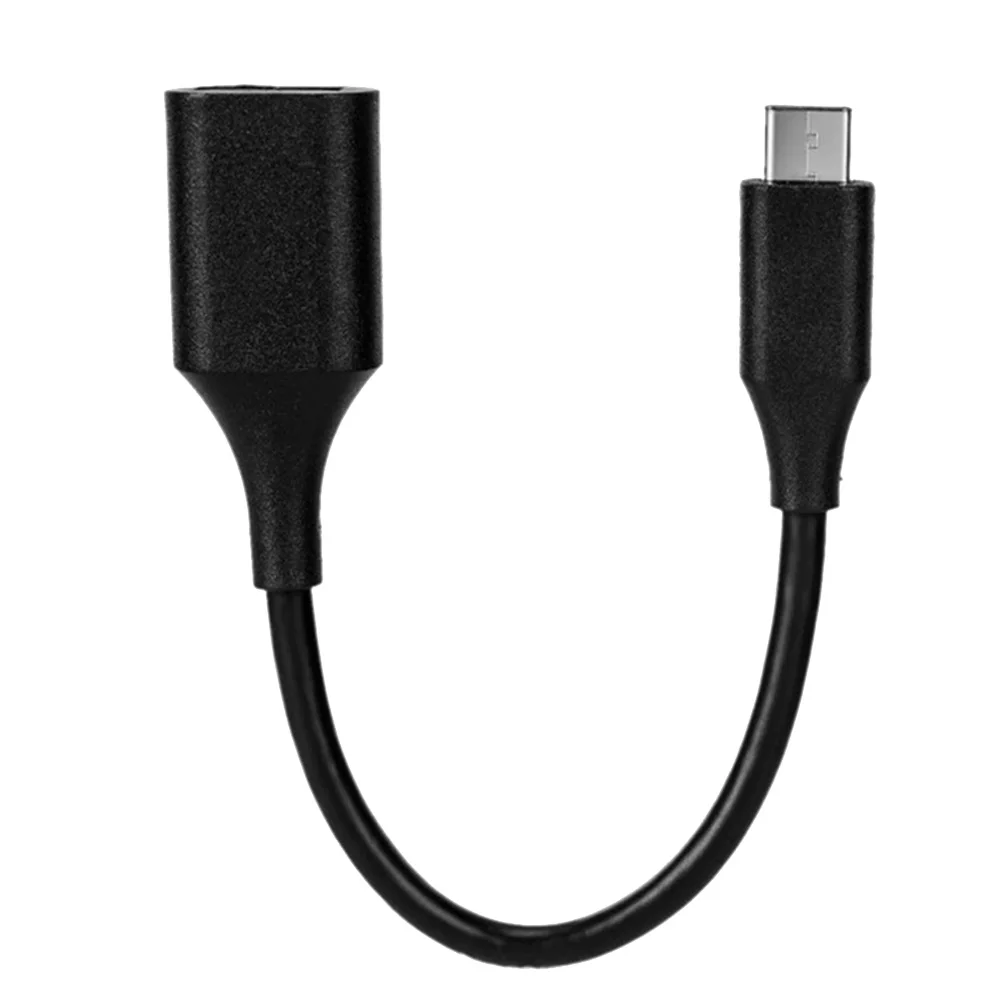 Кабель type-C OTG адаптер type-C штекер USB 3,0 A Женский OTG переходник Кабель для передачи данных 15 см GV99