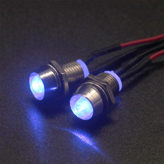 1/10 1/8 RC Auto LED licht Rot Weiß 3mm 5mm scheinwerfer