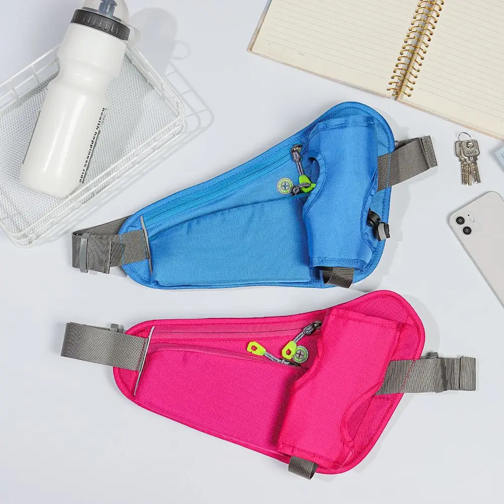 Multifunction Hydration Belt Pack Water Bottle Holder Running Waist Bag  Phone Bag Jogging Belt Pouch Sport Waist Pack