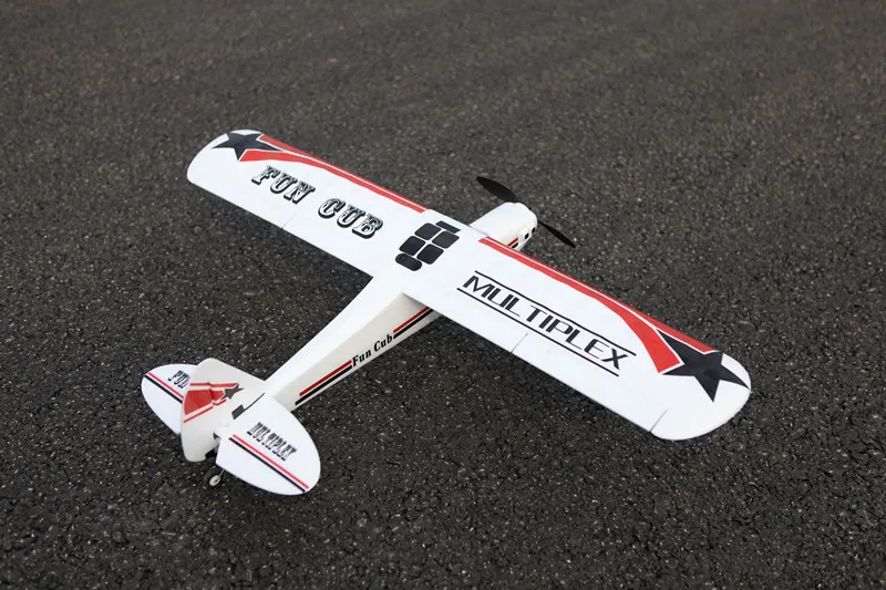 1,1 м J3 Fun Cub EPO тренажер RC самолет красный и синий вариант