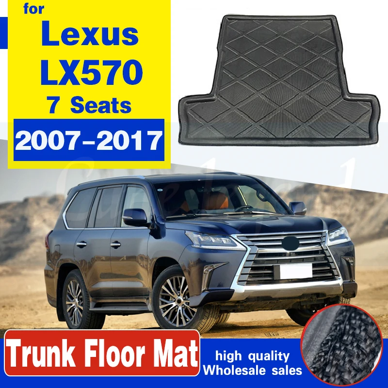 

Car Tray Boot Liner Cargo Rear Trunk Cover Mat Boot Liner Floor Carpet Mud Non-slip For Lexus LX LX570 2007-2017 7 Seats