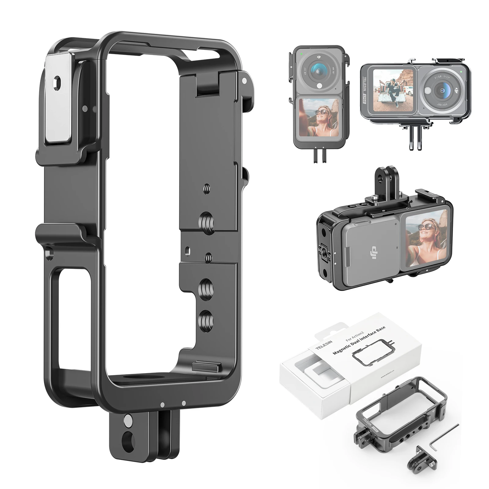 

DJI Action 2 Frame Cage case Protective Housing camera Aluminium accessories