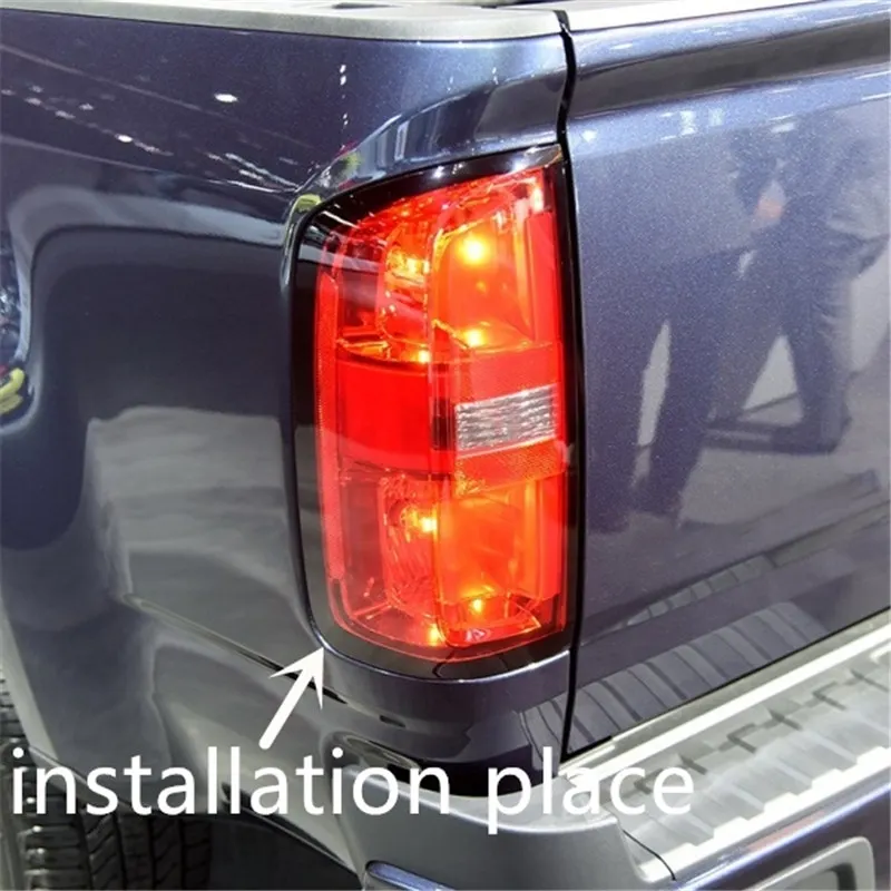 WELKINRY Авто Крышка для Chevrolet Colorado ABS Хром задние габаритные задние фонари отделка задней фары