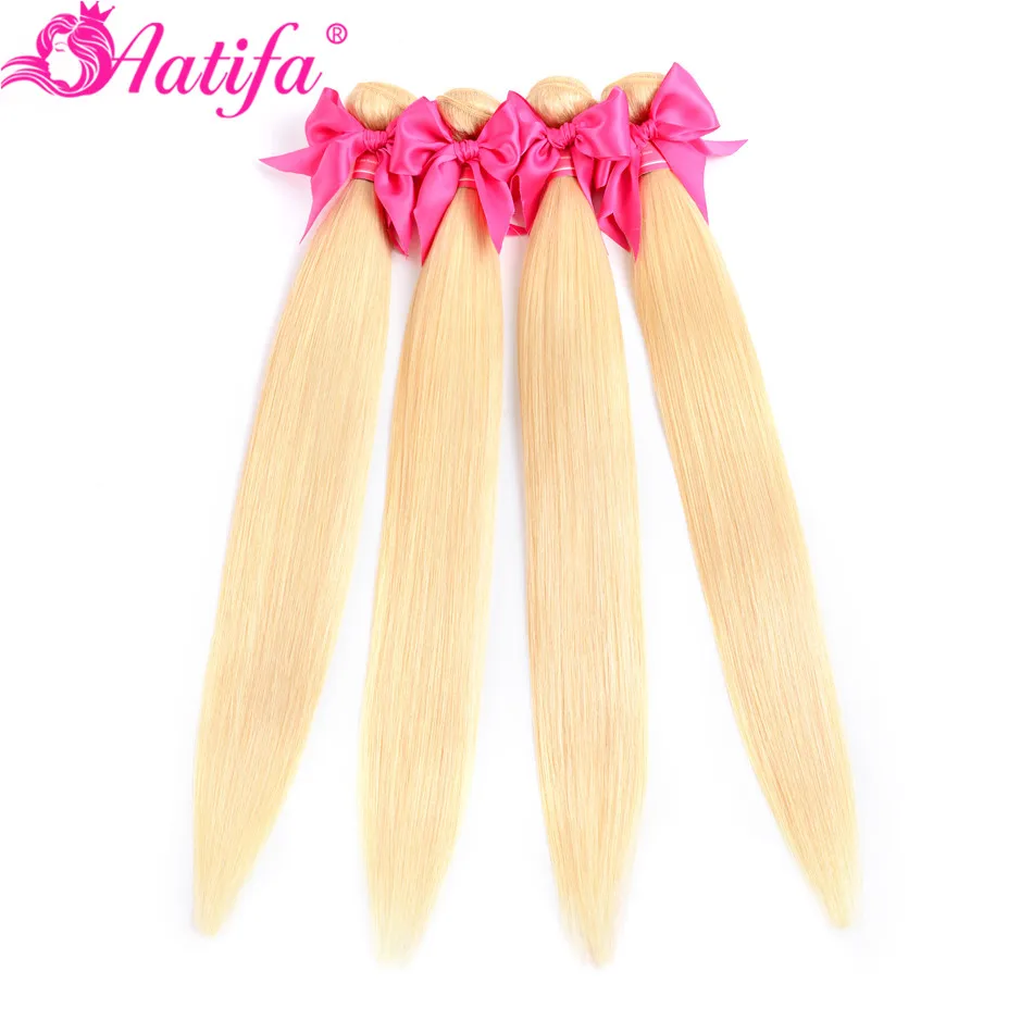 Brazilian Straight Hair Bundles Remy 613 Bundles With Frontal Pre Plucked Frontal With Bundles Blonde Bundles 100% Human Hair