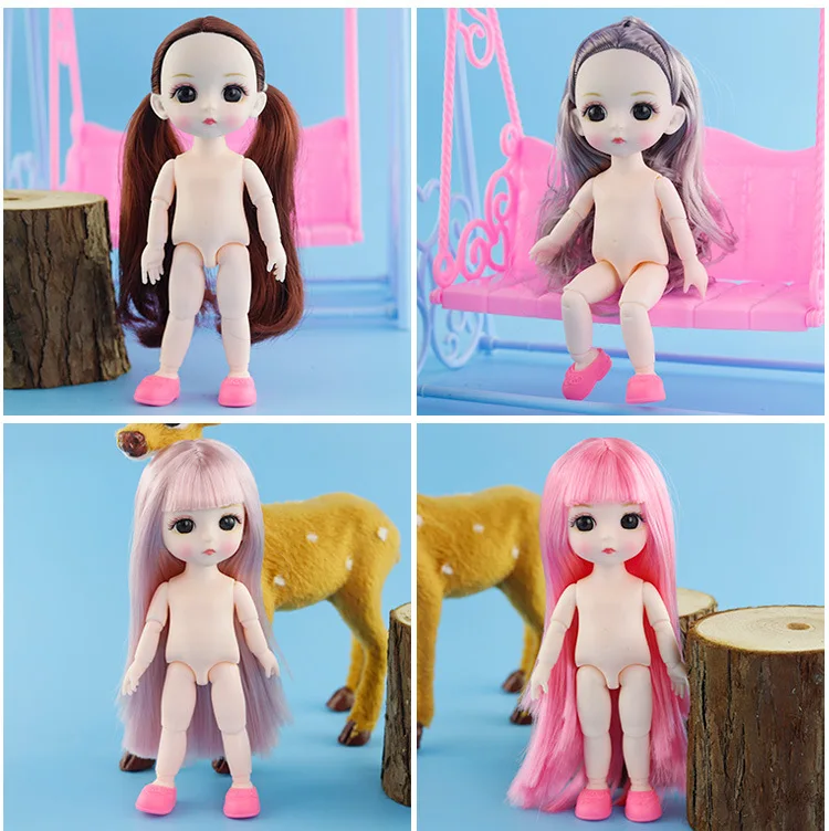 13 подвижных шарнирных 16 см 1/8 BJD куклы игрушки BJD Детская кукла Обнаженная Женская мода тела Куклы Игрушки для девочек подарок нормальная кожа