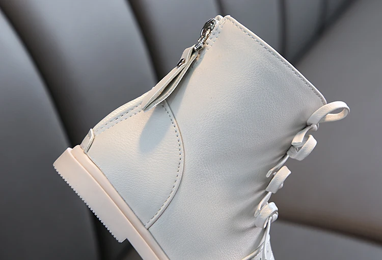 Девочки Сапоги "Принцесса"; осенне-Весенняя Детская одиночные ботинки для костюмированной вечеринки с бантом модные ботинки из водонепроницаемого материала