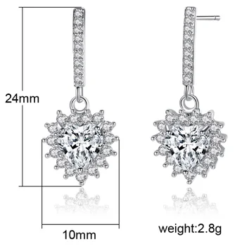 

YZX20 Wedding Eardrop For Women Simulated Jewelry Engagement Eardrop Accessories