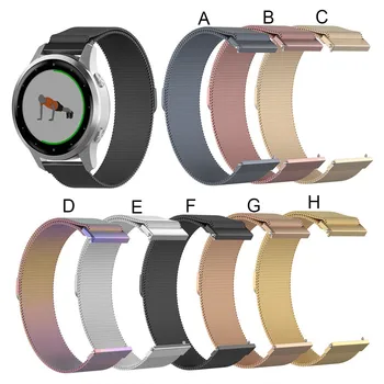 

Stainless Stee Mesh Belt Watch Band Strap Bracelet for Garmin Vivoactive 4S smart wristband Accessories