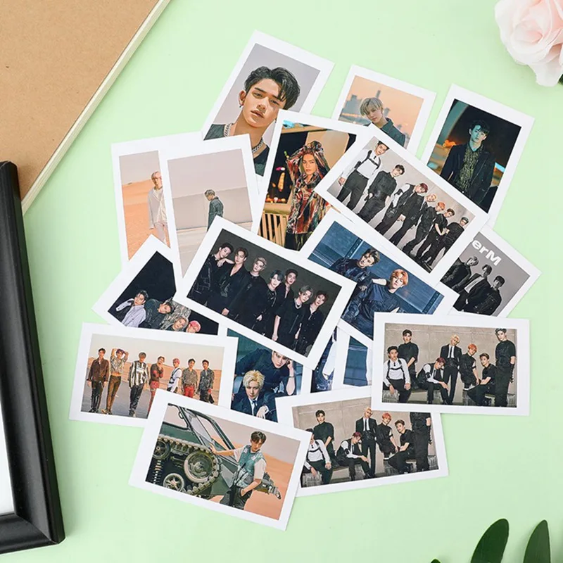 Kpop SuperM 1-й Мини альбом Lomo Card MARK TAEYONG BAEKHYUN LUCAS TEN KAI TAEMIN фото карты Зажимы пеньковая веревка болельщики подарки