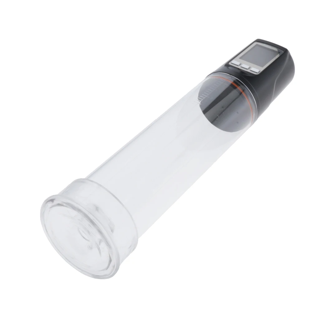 USB Automatic Male LED Display Penes Enlarger Trainer Extender Delay Lasting Exercising Vacuum Pump Massager Aircraft Cup