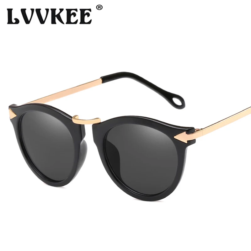 LVVKEE роскошные солнцезащитные очки со стрелками женские градиентные оттенки цветы солнцезащитные очки высокого качества брендовые дизайнерские UV400 Oculos De Sol