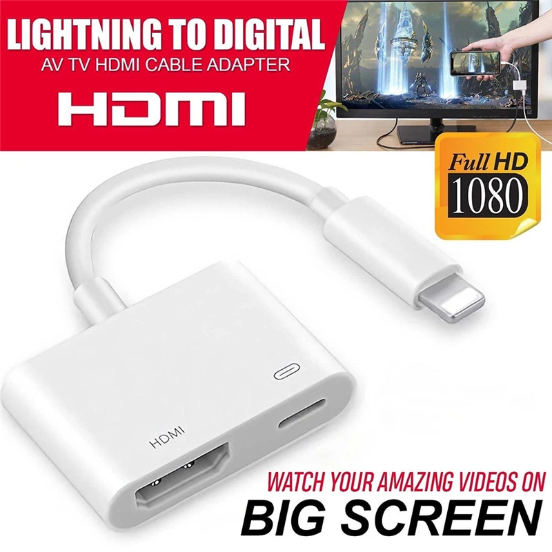 OTG высокое качество аксессуары для телефона к цифровому AV ТВ HDMI кабель адаптер для Ipad Air Iphone 5S 6S 7 8 X и много устройств