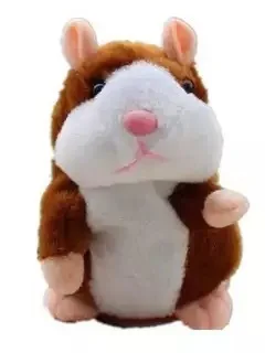 Говорящий хомяк, мышь, панда, игрушка для домашних животных, говорящий, для девочек, для мальчиков, игрушки, запись звука, хомяк, развивающие плюшевые игрушки для детей, подарок - Цвет: 18walk dark brown
