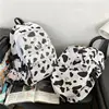 Girl Cute School Backpack Cow Print Backpacks for Teen Girls 3