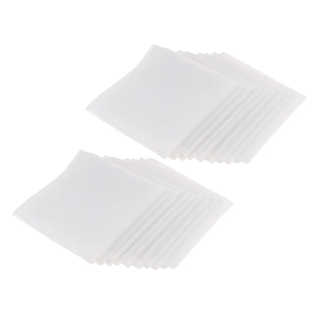20pcs White blank Handkerchiefs 100% Cotton Square Soft & Washable Gentle Hanky Children's graffiti Blank handkerchief 28 x 28cm