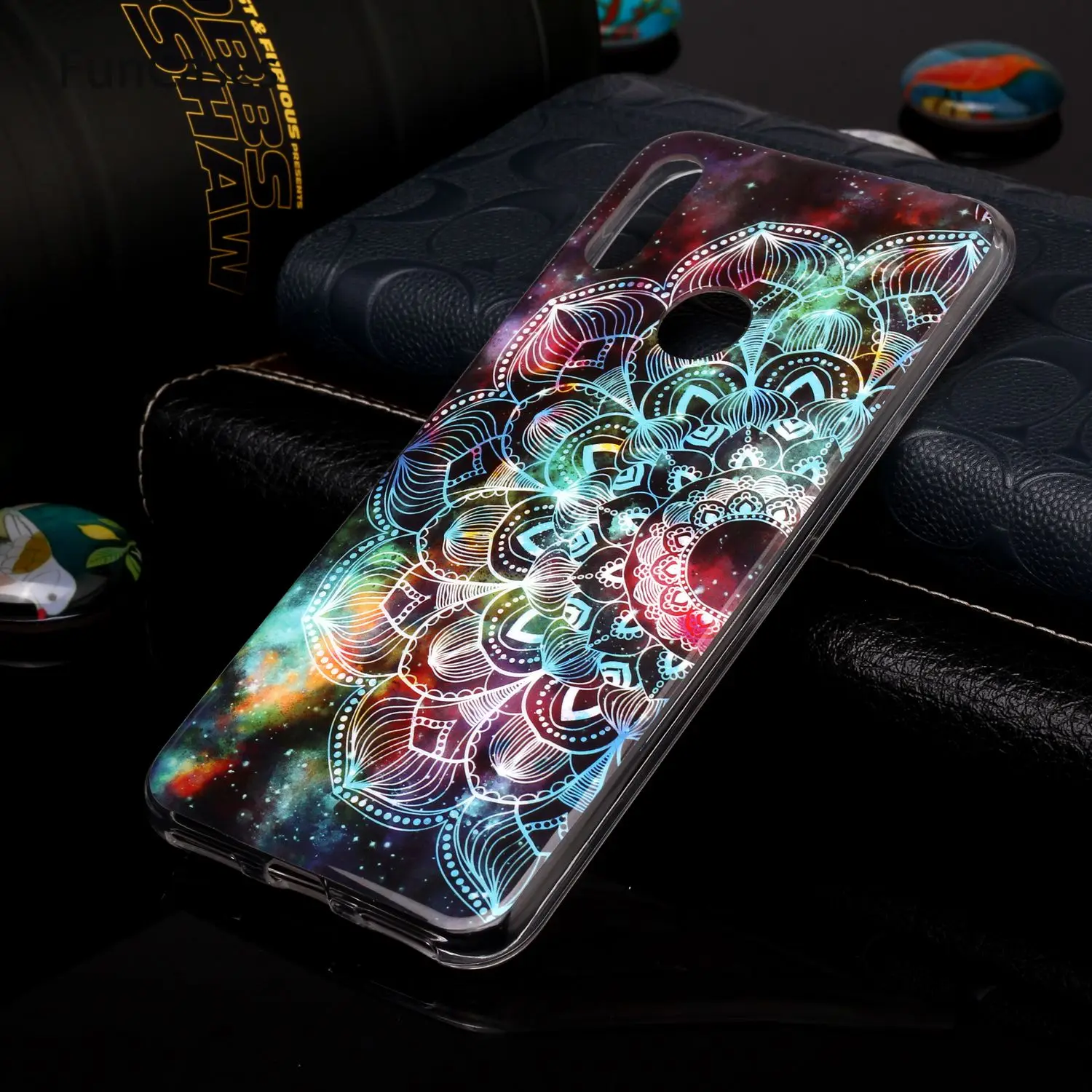 Pelindung Case untuk Carcaso Huawei Y6 2019 Bright Lembut TPU Cover S Penutup Belakang Huawei Telefon Kehormatan 8A Y6 Perdana 2019 Seluler